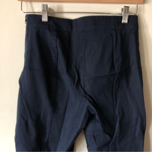 Everlane The Side-Zip Stretch Cotton Pant | Navy - Picture 11 of 11